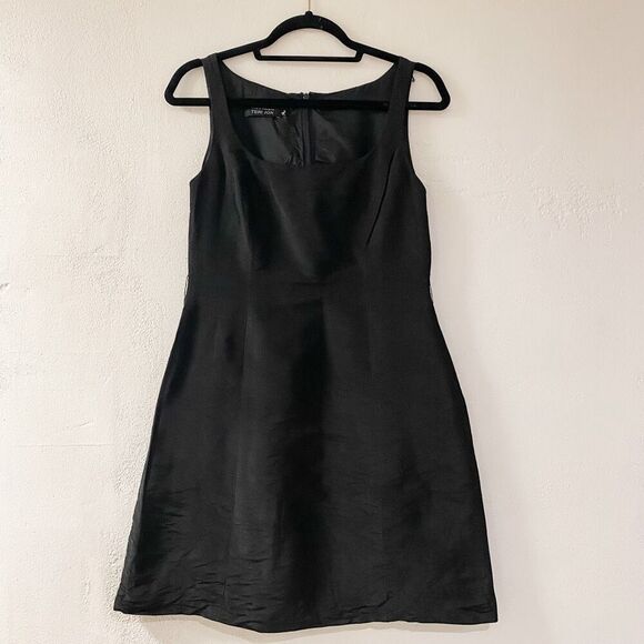 Rickie Freeman Teri John Mini Dress LBD in Black Size 6 - Picture 1 of 8